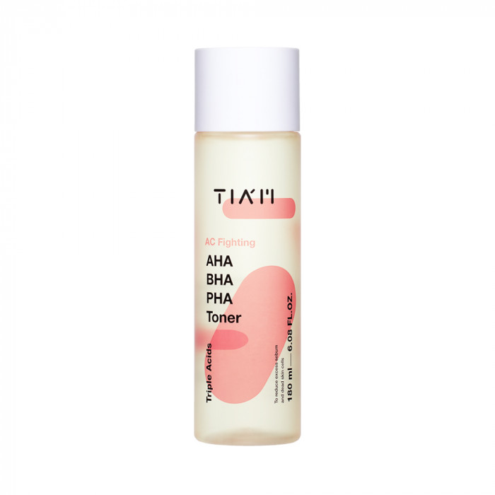 Отшелушивающий тонер для проблемной кожи, AHA-BHA-PHA toner, Tiam
