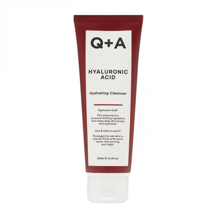 Увлажняющее очищающее средство с гиалуроновой кислотой, Q+A, Hyaluronic Acid Hydrating Cleanser